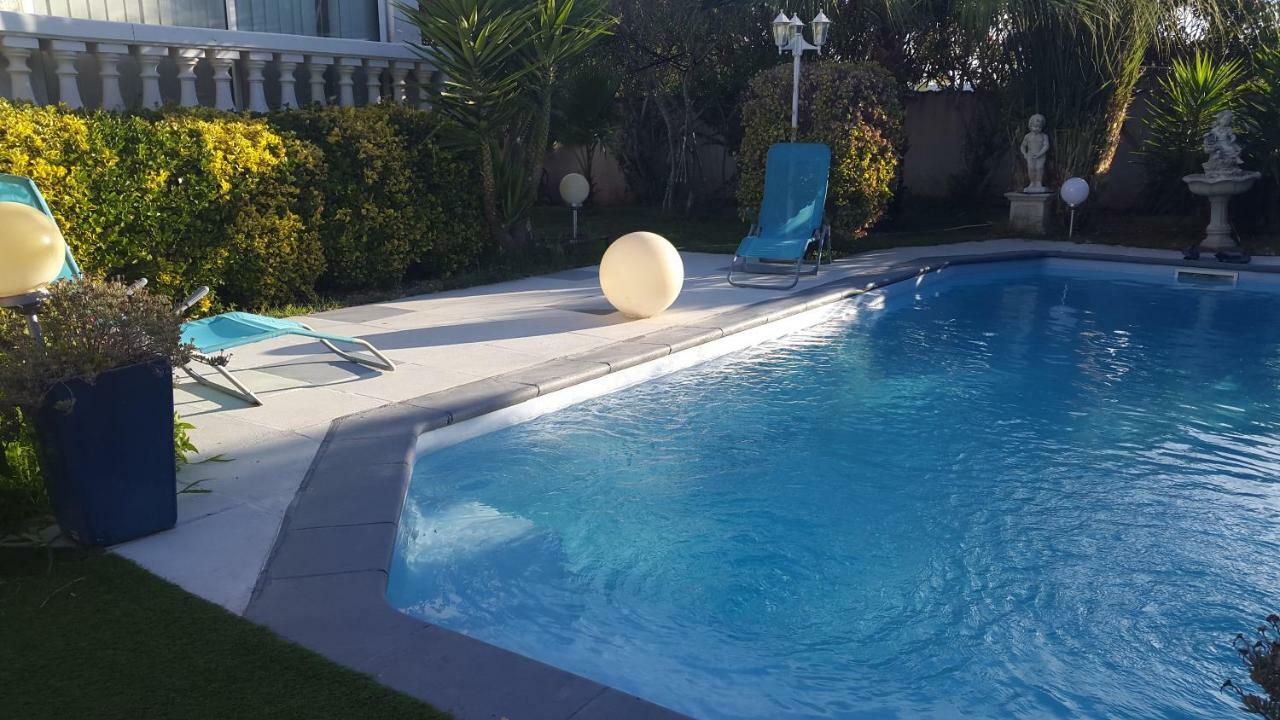 Suite-Junior -Villa Helene - Montpellier Sud - Aeroport- Piscine Privee-2Mn Des Plages Pérols Exterior foto